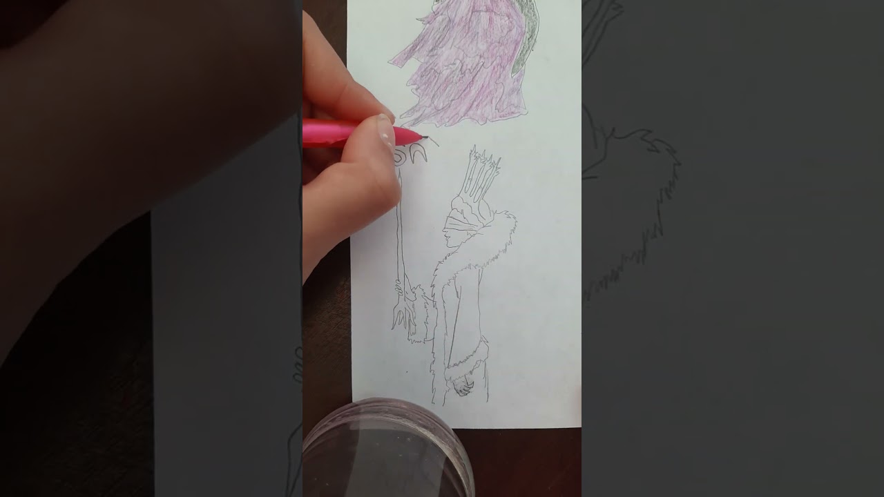 Drawing the Snow Queen