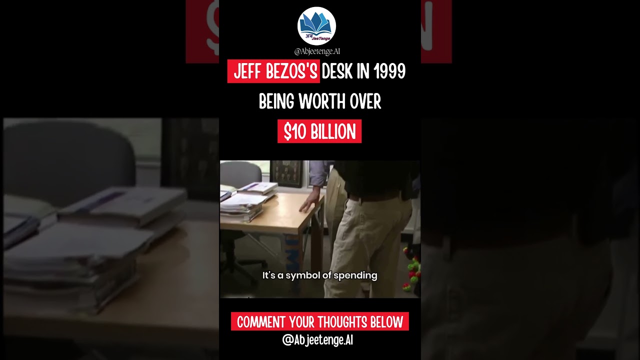 🔍 Jeff Bezos’s Humble Beginnings: The Desk That Started Amazon! 