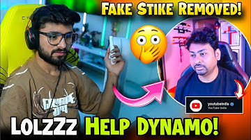 LolzZz Help Dynamo❓🤔 Dynamo Channel Back 🔥 LolzZz Replied Dynamo 3 Strikes REMOVED 🚨✅