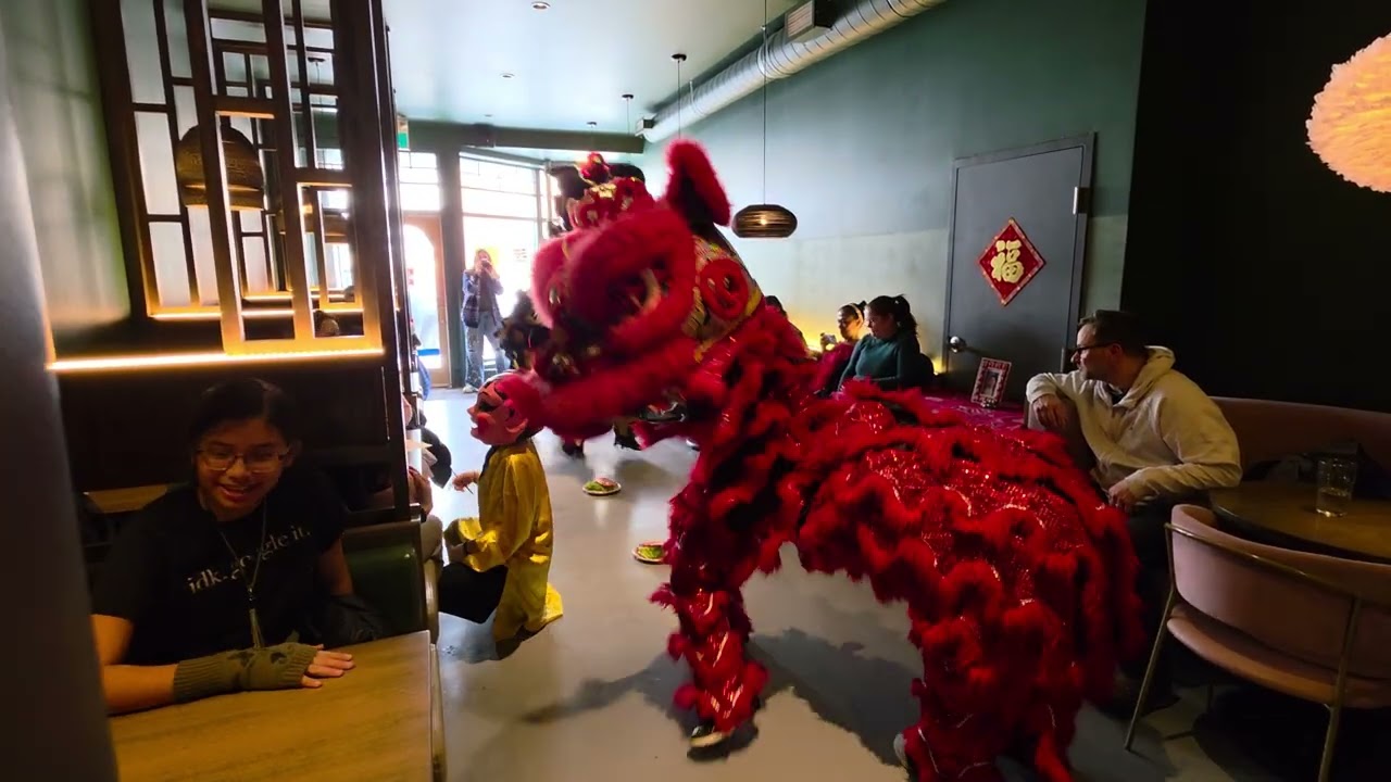 TMA Lion Dancd Team at Miss Bao Restaurant 22 February 2026.