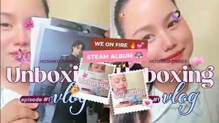 UNBOXING @andTEAM_official 'WE ON FIRE' ALBUM — K Solo Jacket 🔥💕 | #unboxingAlbum #WeOnFire #andteam