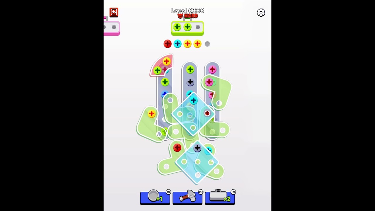 Screw Jam level 6386 🤬HAD TO USE 2 BOOSTERS 🤬