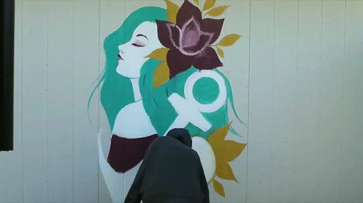 Gypsy mermaid mural