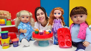 Prenses Sofıa için sürpriz cupcake hazırlığı