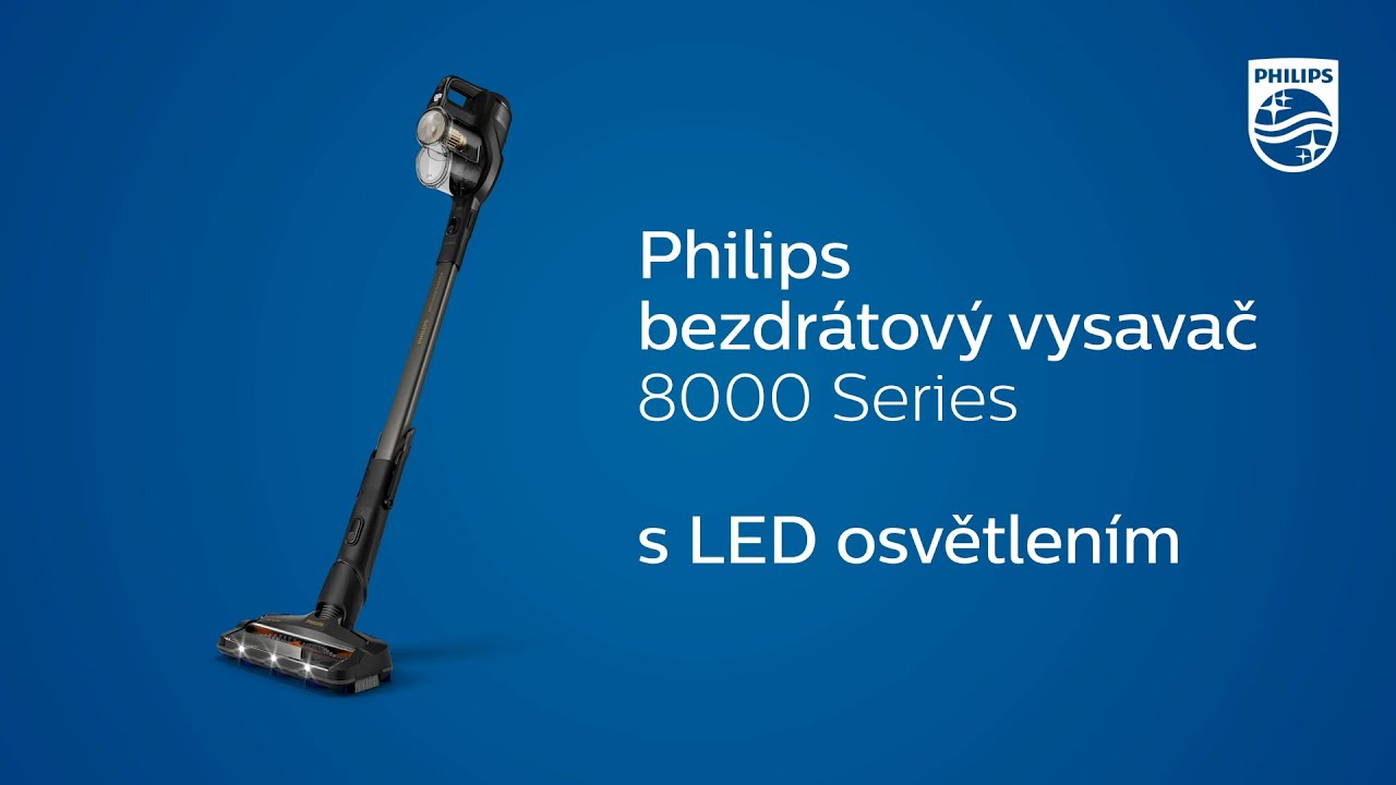 Bezdrátový vysavač s LED osvětlením | Philips - YouTube