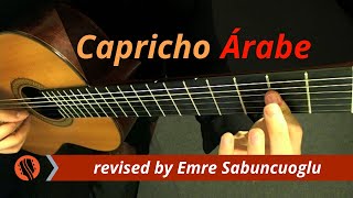 Capricho Árabe - Francisco Tárrega (revised and performed by Emre Sabuncuoğlu) chords