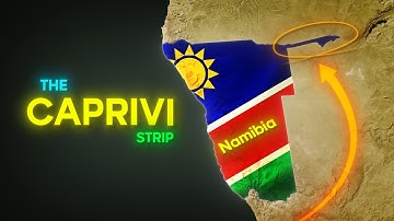 Why Namibia Has That Strange Skinny Strip | Oga Atlas
