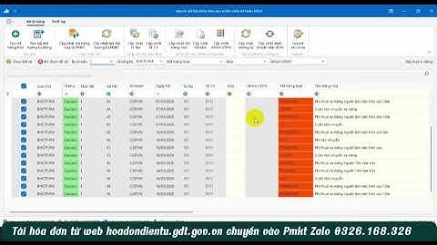 Tải hoá đơn từ web hoadondientu.gdt.gov.vn chuyển vào phần mềm kế toán Misa