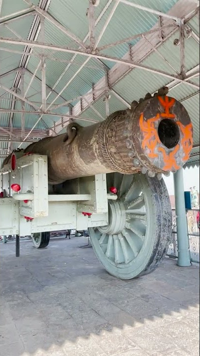 Jaivana, the largest cannon on wheels. Jaigarh Fort, #Jaipur