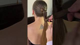 Sleek ponytail idea 😻 #hairtutorial #hair #ponytail #sleekponytail