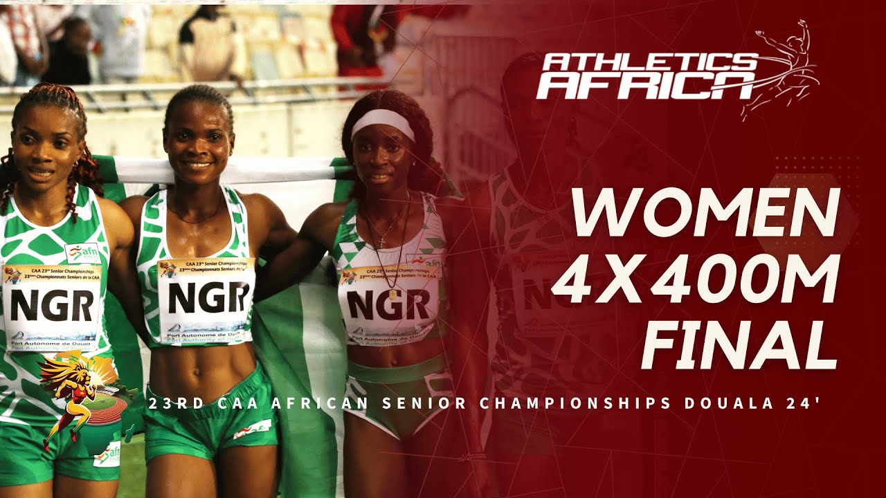 Women’s 4x400m Final - 2024 African Athletics Senior Championships / Douala 24