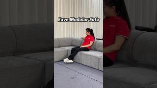 Eave fabric modular sofa