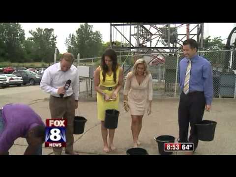 Anchors accept Ice Bucket Challenge for ALS