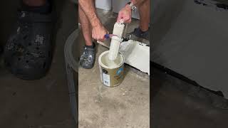 Just found out what the curved part of a putty knife is for #paint #painter #diy #homeimprovement