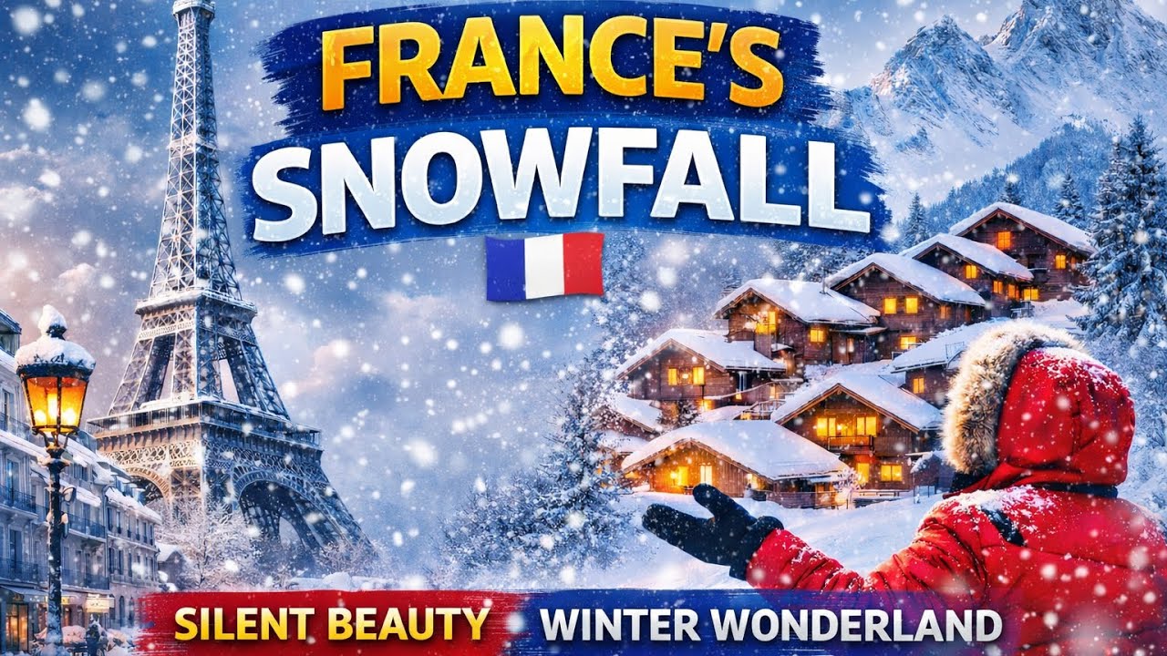 ২০২৬ সালের ফ্রান্সের তুষারপাত ❄️ | Snowfall in France 2026 | Bangla Vlog