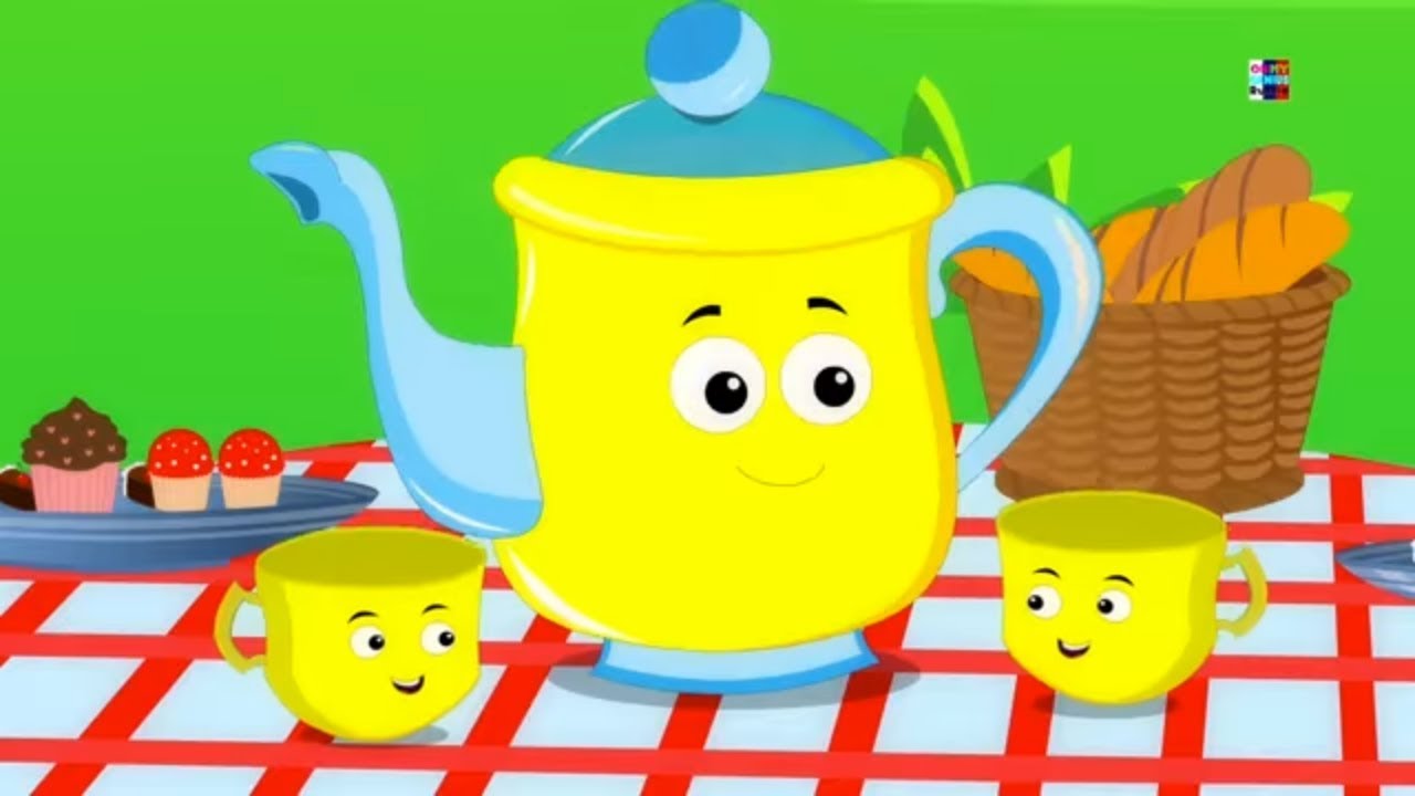 Я маленький чайник | чайник рифмы | Песни для детей | I am a Little ...