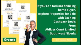 Contact Property Developer And Get Cashback From Aldives Court Limited In Southwest Nigeria