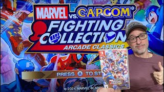 Marvel vs Capcom  fighting collection Nintendo Switch unboxing