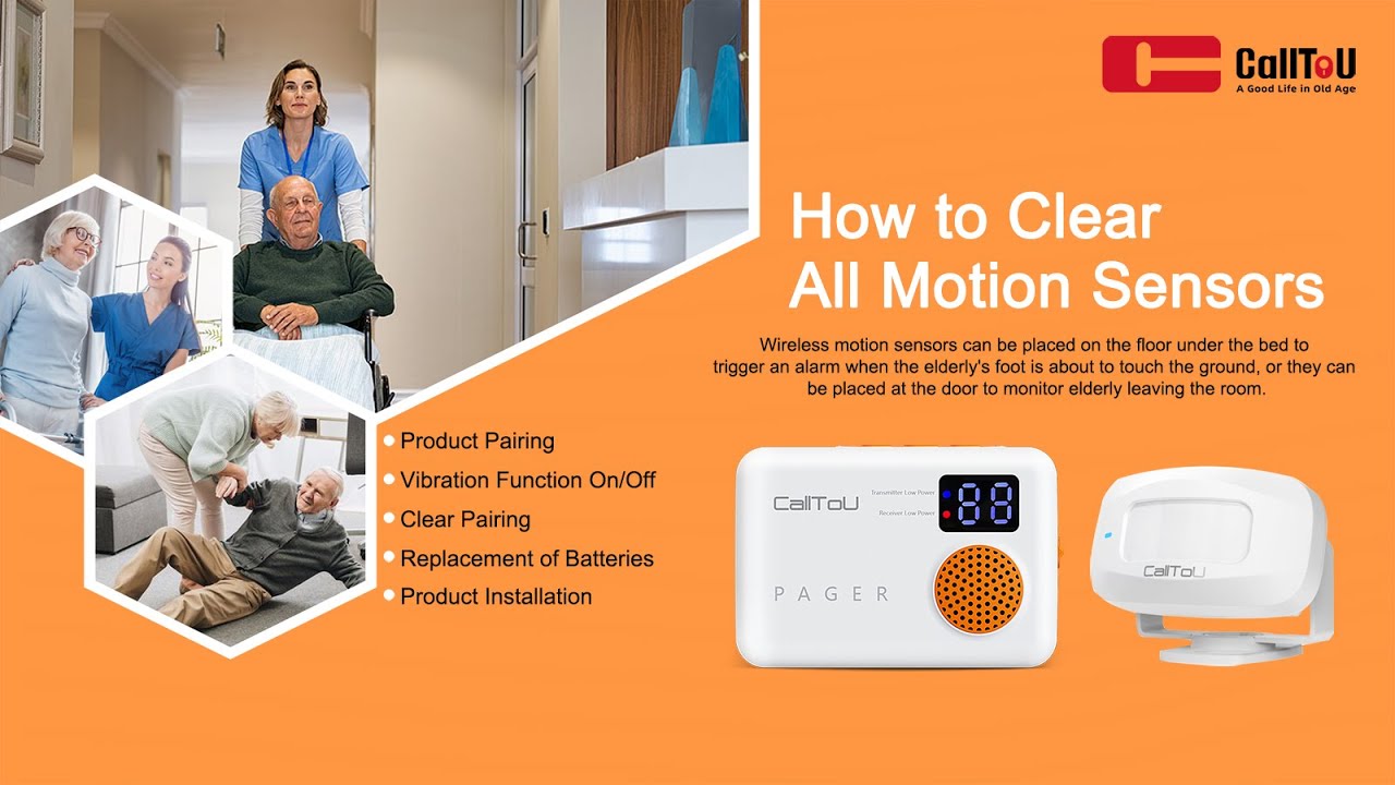 CallToU CC28WH-HW12 How to Clear All Motion Sensors on CallToU: Step-by ...