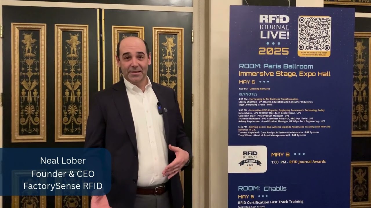 FactorySense RFID Member Demo Video at RFID Journal LIVE! 2025