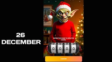 26 December Goblin Mine Game Code | GoblinMine Game Gift Bags Code | Goblin MineGame Dailly Code