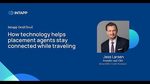 How technology helps placement agents stay connected while traveling