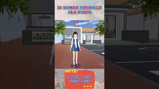 id rumah minimalis ala korea #idsakuraschoolsimulator #sakuraschoolsimulator #sakura