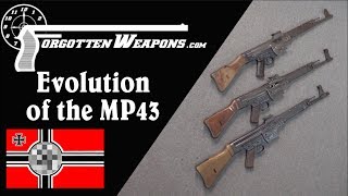 Evolution of the Sturmgewehr: MP43/1, MP43, MP44, and StG44
