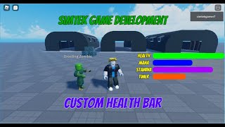 Create A Custom Health Bar For Your Roblox Games