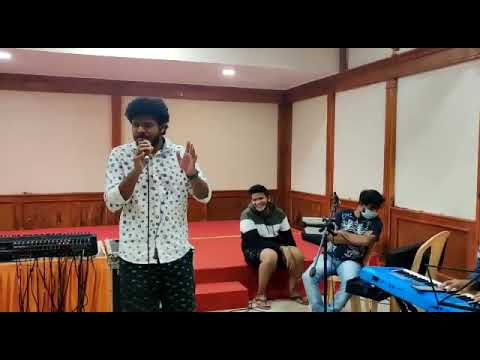 Sreejesh Saregamapa singing Vennilave Vennilave  Practice Section