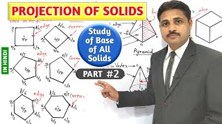 PROJECTION OF SOLIDS IN HINDI WITH ALL BASIC CONCEPTS (PART-2) @TIKLESACADEMYOFMATHS