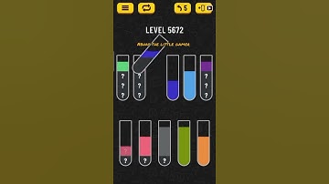 Water sort puzzle level 5672