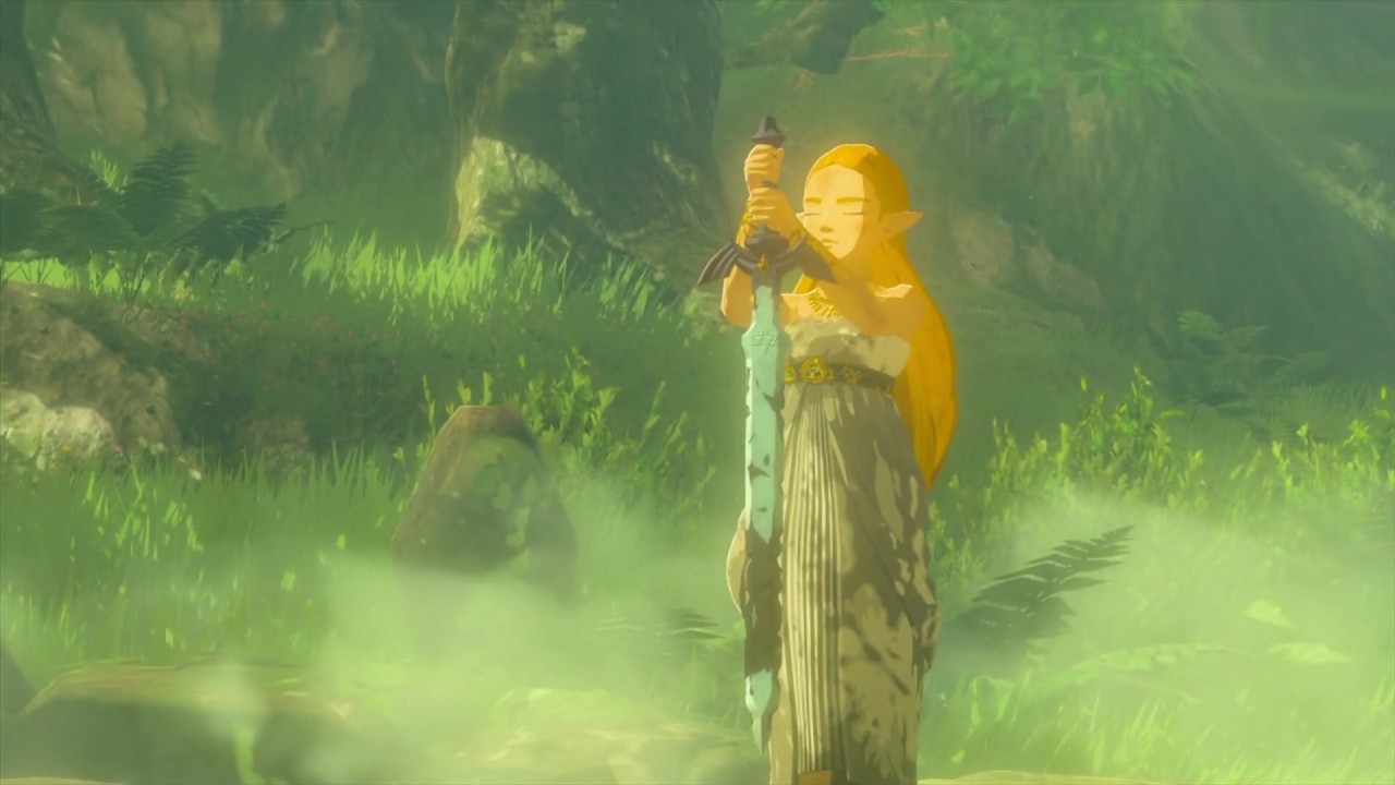 The Legend of Zelda: Breath of the Wild: flashback #18, Master Sword