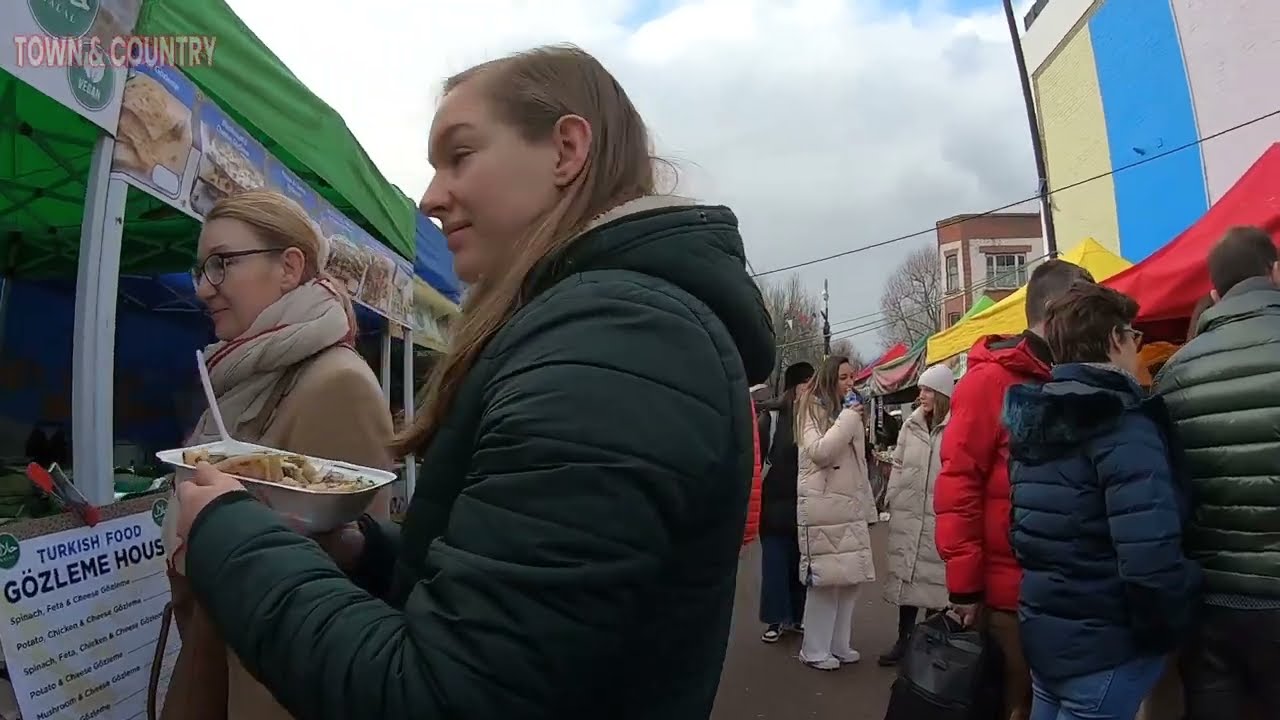 A Saturday Morning Walk Around Portobello Market Notting Hill London | Street Food | February 2023