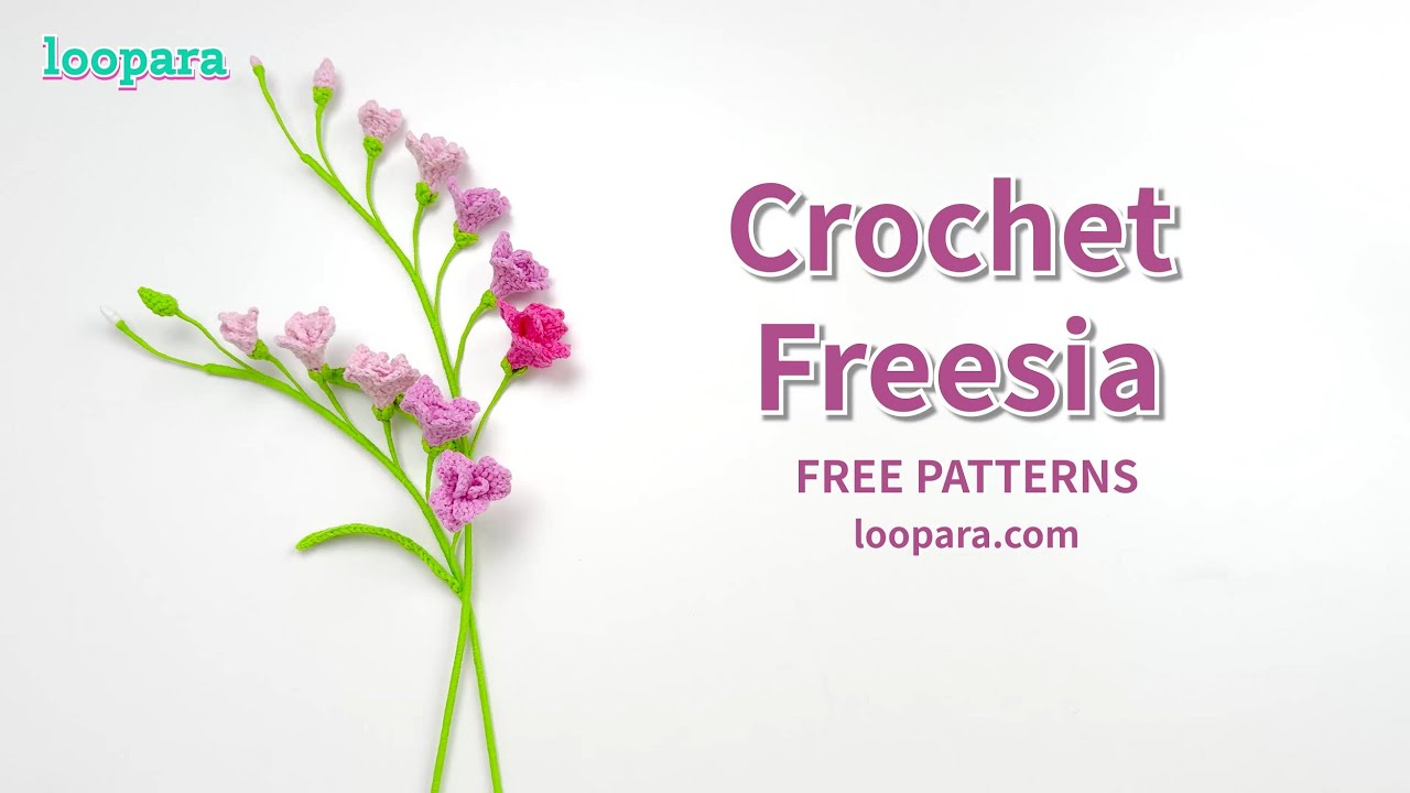 Crochet Freesia Flower - Free Pattern Crochet Freesia Flower - Free Pattern