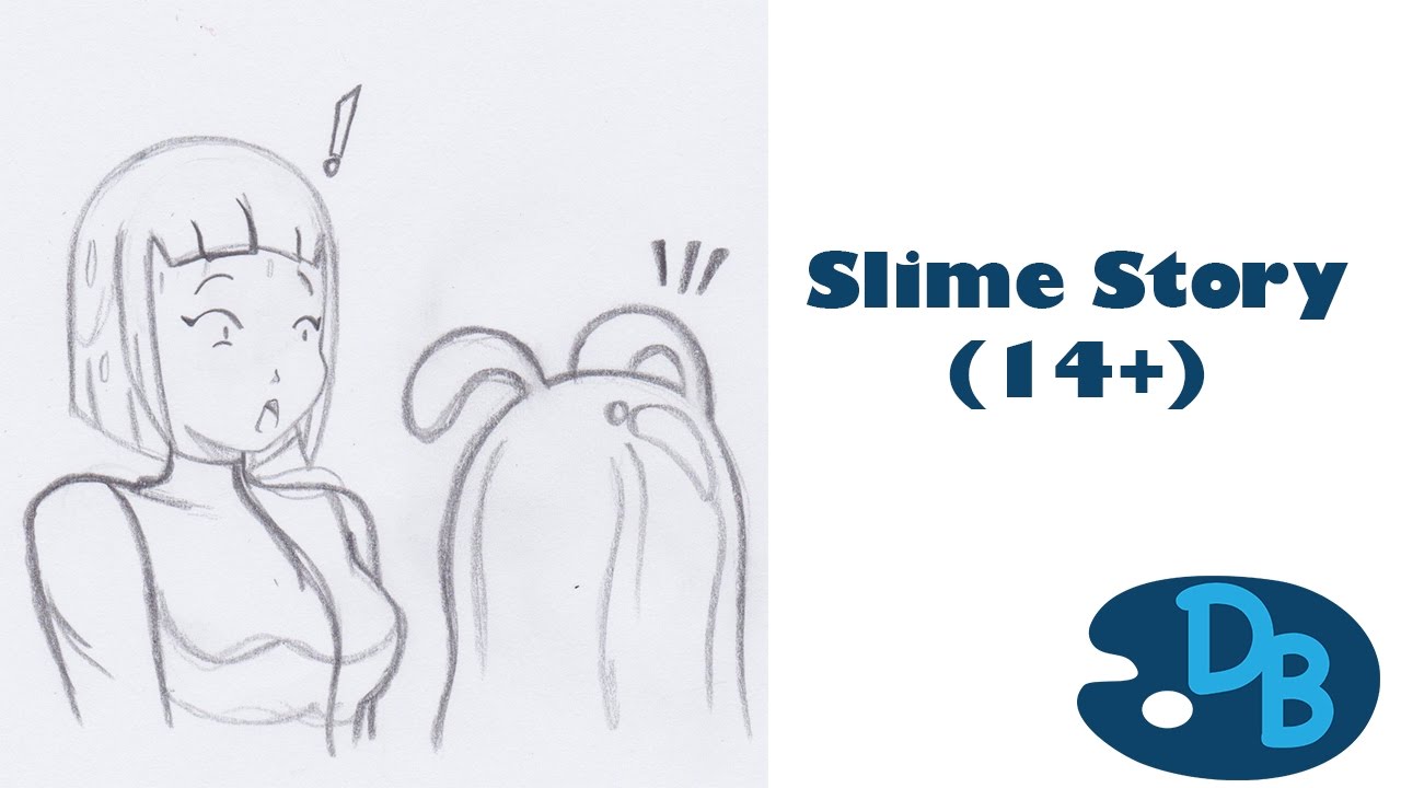 slime, girl, transformation.
