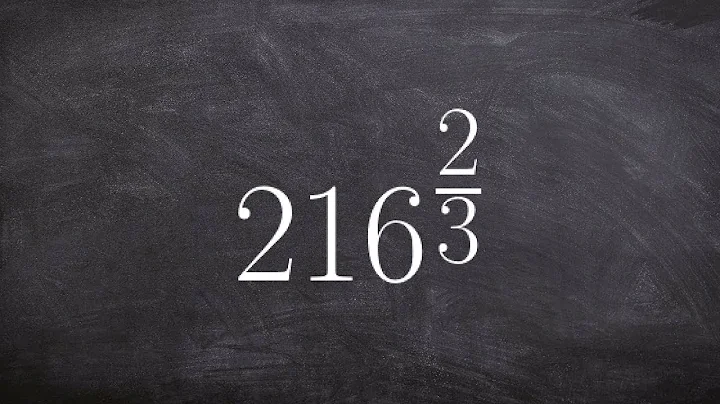 Learn how to evaluate a number raised to a rational exponent