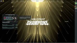 Valorant New lobby Screen Champions 2022
