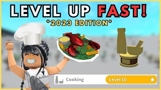 HOW to level up COOKING SKILLS FAST before the Bloxburg ELF HUNT EVENT 2023
