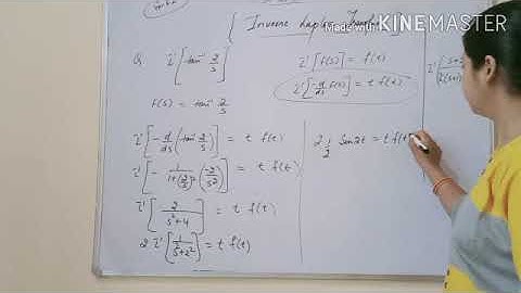 Exercise 6.2 based on inverse Laplace transforms