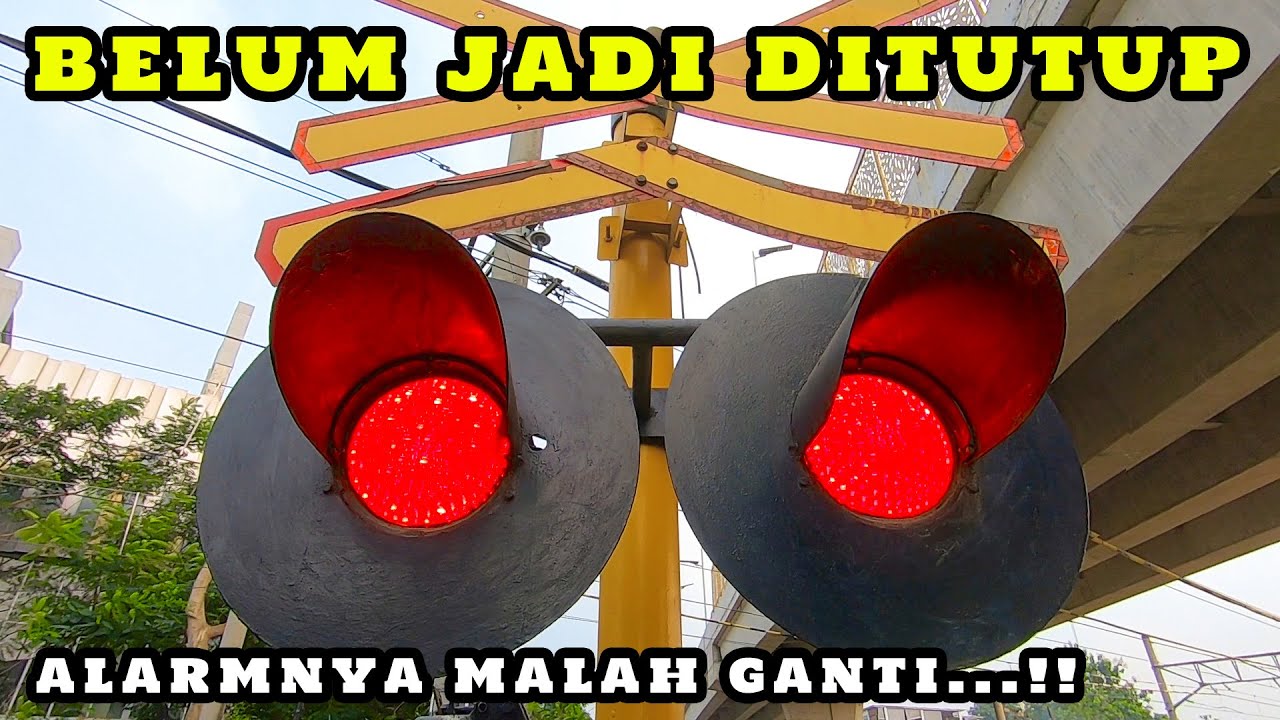 UPDATE Perlintasan Kereta Api JPL 95 Cisauk, Wah Kayanya Belum Jadi Ditutup !!