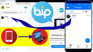 How To Connect BIP App To Computer - BIP App Use in Laptop and Computer 2021 - Bip App Setting