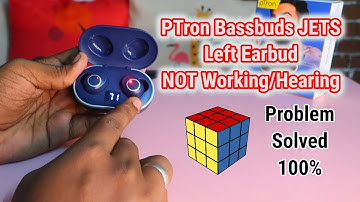 PTron Bassbuds Jets One Side Not Working Issue? Problem Solved 100% 🔥 How to Reset?