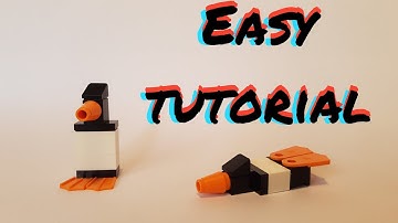How to build Lego penguins - simple tutorial