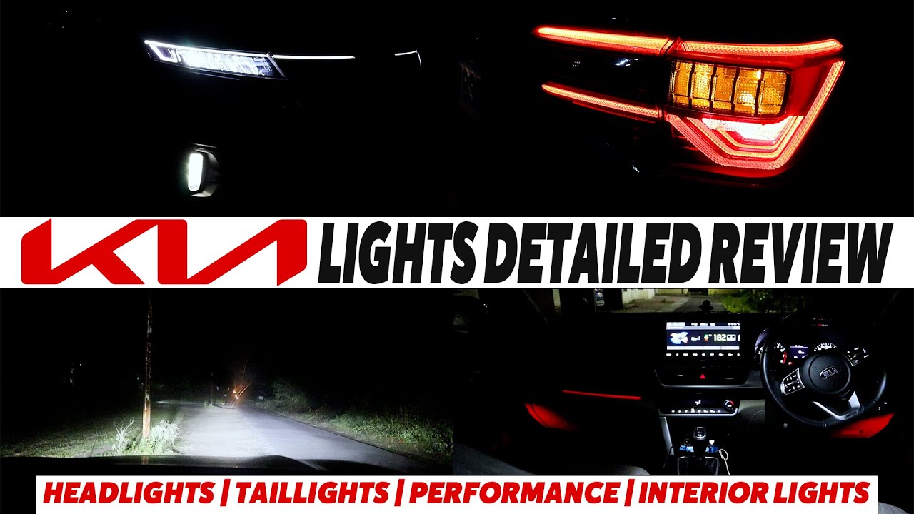 Kia Seltos 2022 All Lights 😍 Headlight Perfomance Sound Mood