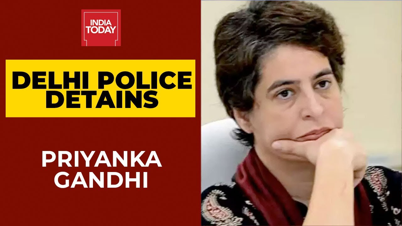 Priyanka Gandhi Detained After Delhi Cops Deny Permission For March | Breaking News