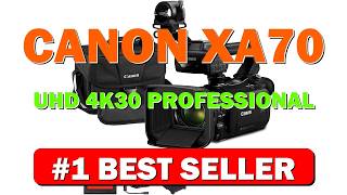 Canon XA70 UHD 4K30 Professional Pro Camcorder 1 4K UHD CMOS Sensor - B0FJZLF4R1