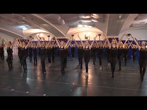 Rockettes rehearse for 'Christmas Spectacular'