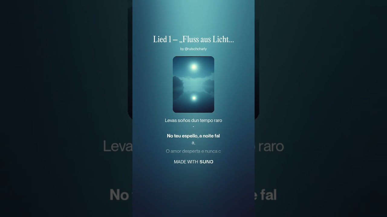 Lied 1 – „Fluss aus Licht   River of Light“