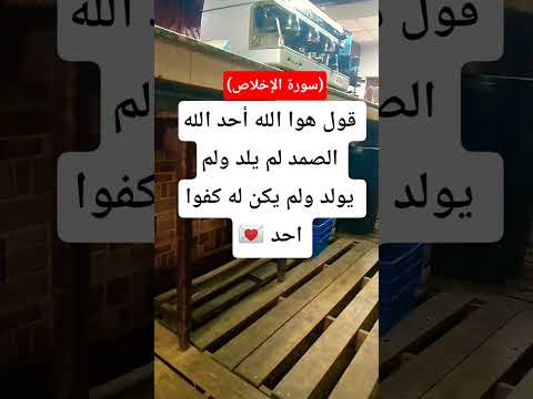 سورة الإخلاص المرجو الإشتراك في القناة فضلا وليس أمرا